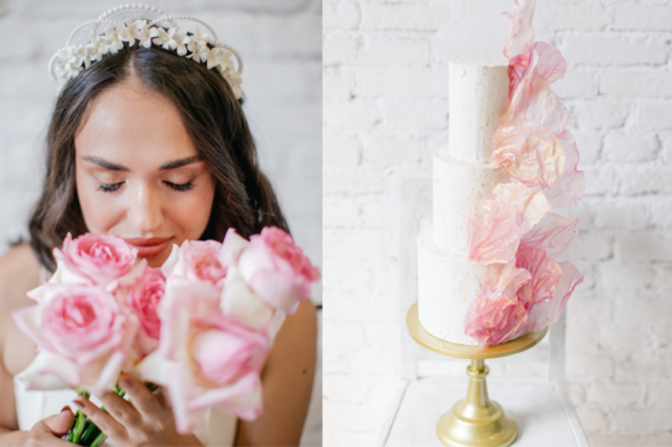 IDEE PER UN MATRIMONIO ROMANTICO CON ROSA E BIANCO